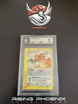 Rising Phoenix Pokemon - Dragonite 9/165 BGS 9 MINT ENG Expedition Holo #2381 - Image 1
