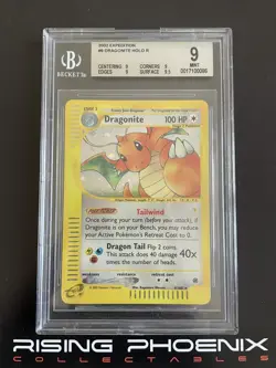 Rising Phoenix Pokemon - Dragonite 9/165 BGS 9 MINT ENG Expedition Holo #2381 - Image 2