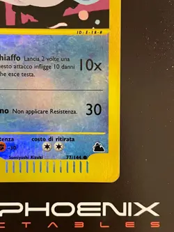 Rising Phoenix Pokemon - Mantine 77/144 Skyridge Reverse Holo Ita MP #0773 - Image 5