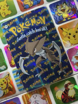 Pokemon 151 Vintage Pocket Monsters Vending HOLO Prism Sticker 2000 Nintendo - Image 4
