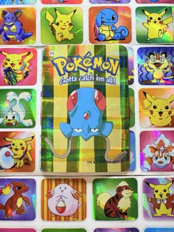 Pokemon 151 Vintage Pocket Monsters Vending HOLO Prism Sticker 2000 Nintendo - Image 1