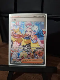Iono 269/193 Special Illustration Rare Paldea Evolved Pokemon - Image 3