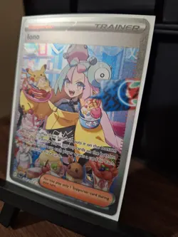 Iono 269/193 Special Illustration Rare Paldea Evolved Pokemon - Image 4