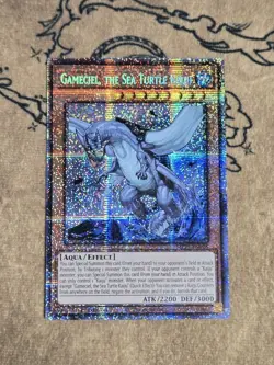 Yugioh Gameciel, the Sea Turtle Kaiju MP25-EN028 1st Edition Starlight Rare NM - Image 1