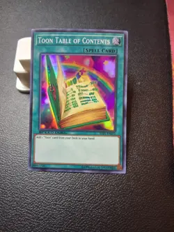 Yugioh!- Toon Table Of Contents- Super Rare- Stp1-en012- (LP) - Image 1