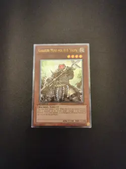 YUGIOH Ultimate Rare Dark Karakuri Muso Mdl 818 "Haipa" STOR-EN083 1st Edition - Image 1