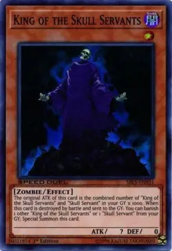 King of the Skull Servants - SBLS-EN031 - Super Rare - 1st Edition NM Yugioh Spe - Image 1