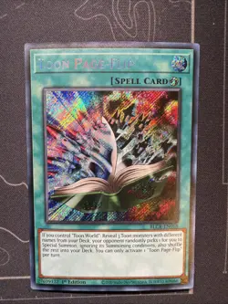 Yugioh: Toon Page-Flip - BLCR-EN068 - Secret Rare - 1st Edition - NM - Image 1
