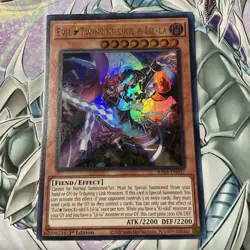 Yugioh Evil Twins Ki-sikil & Lil-la RA04-EN037 Ultra Rare 1st Edition M/NM - Image 1