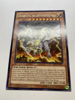 Yugioh Thunder King, The Lightningstrike Kaiju 1st Edition Rare SHVI-EN087 NM - Image 1