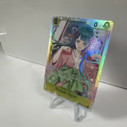 Bandai One Piece Card Game Kouzuki Hiyori OP06-106 Super Rare Holo Character Ca… - Image 2