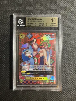 Boa Hancock - OP14-112 (SP) The Azure Sea's Seven Foil BGS PRISTINE 10 - Image 1