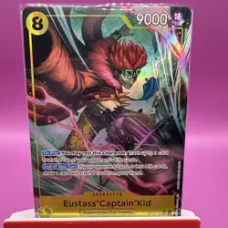 One Piece EN OP10-112 Eustass "Captain" Kid SR Alt Art Parallel Rare NM - Image 1
