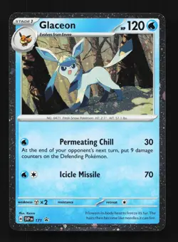 Glaceon SVP 171 English Pokemon Card TCG - Image 1