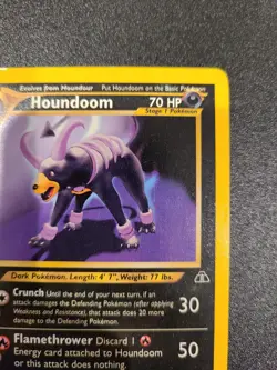 Pokemon TCG English Card Neo Discovery 1st edition Houndoom 23/75 Non-Holo Rare - Image 4