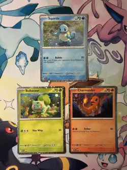 Scarlet & Violet 151 Poster Collection Promos - 3 Cosmo Holo Card Set - NM - Image 1