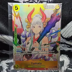One Piece Yamato ST13-016 Promotion Cards Foil Rush 4000 Power Peach Momoko - Image 1