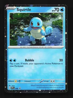 Squirtle SVP 048 English Pokemon Card TCG - Image 1
