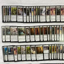 MTG Mono White Cards X150 Bundle Job Lot Bulk Collection Various Sets Pauper - Image 2