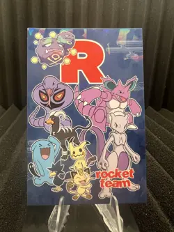 Rocket Team - Cracked Ice Holo - Team Rocket Card Database - Pokemon Card - Image 1