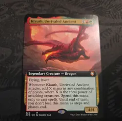 Klauth, Unrivaled Ancient (Extended Art) Commander: Adventures in the Forgotten - Image 1