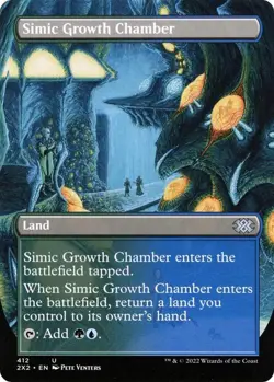 Simic Growth Chamber (Borderless, Regular, #412, NM) Double Masters 2022 (2X2) - Image 1