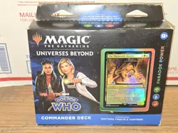 New, Sealed! Wizards of the Coast Magic: The Gathering Doctor Who Commander Deck - Image 1