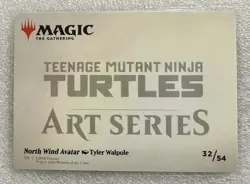 North Wind Avatar - MTG Art Series: Teenage Mutant Ninja Turtles 32/54 - Image 2
