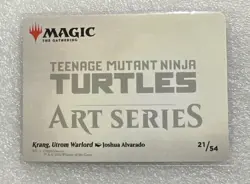 MTG TMNT - Krang, Utrom Warlord - Art Series Card 21/54 - Image 2