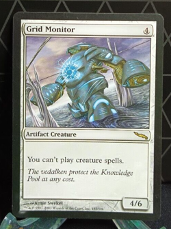 MTG - Grid Monitor - Mirrodin - NM Never Played - Image 1