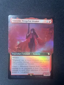 Magic The Gathering Vincent, Vengeful Atoner (Extended Art) Foil Final Fantasy - Image 1