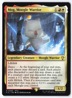 Mog, Moogle Warrior R Commander: FINAL FANTASY 89 NM - Image 1