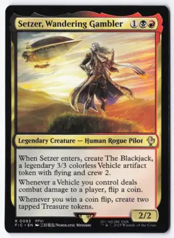 Setzer, Wandering Gambler R Commander: FINAL FANTASY 93 NM - Image 1