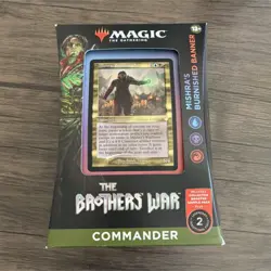 Magic: The Gathering The Brothers War Commander Deck Mishra Eminent One Banner - Image 1