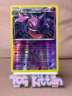 Gengar 35/83 Card 'B' Reverse Holo Rare 2016 XY Generations LP TCGKITTEN - Image 1