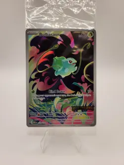 Bulbasaur 133/132 Illustration Rare Pokemon Mega Evolution STAMPED SEALED - Image 1