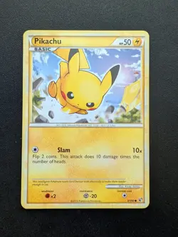 M/NM Pokemon Pikachu Regular Card 61/90 Undaunted - Image 1