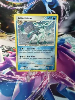 Glaceon 20/100 Holo Rare Majestic Dawn Pokemon TCG ***Swirl*** - Image 1