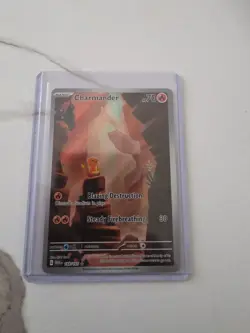 Pokemon Charmander Illustration Rare Scarlet & Violet 151 Card 168/165 - Image 1