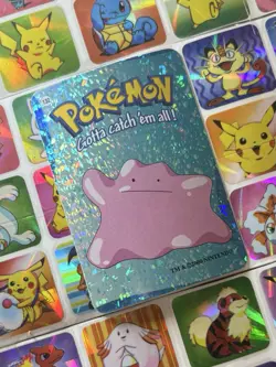 Pokemon 151 Vintage Pocket Monsters Vending HOLO Prism Sticker 2000 Nintendo - Image 1