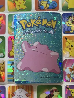 Pokemon 151 Vintage Pocket Monsters Vending HOLO Prism Sticker 2000 Nintendo - Image 2