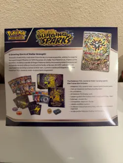 Pokemon TCG Scarlet & Violet SURGING SPARKS Elite Trainer Box FACTORY SEALED ETB - Image 2