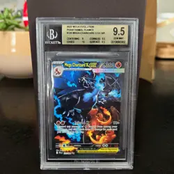 Mega Charizard X EX SIR 125/094 BGS 9.5 GEM Mint Pokemon Phantasmal Flames🔥 - Image 1