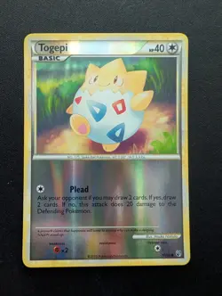 M/NM Pokemon Togepi Reverse Holo Card 70/90 Undaunted - Image 1