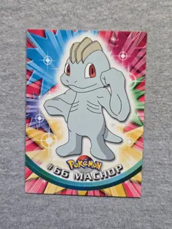 Machop #66 1999 Topps Pokemon TV Animation Edition Series 1 Blue Label - Image 1