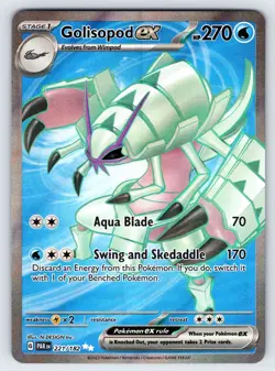 Golisopod ex 221/182 2023 Paradox Rift Pokemon Card TCG Ultra Rare Full Art - Nm - Image 1