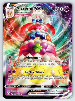 Alcremie VMAX 023/073 2020 Champions Path Pokemon Card Ultra Rare Full Art - Nm - Image 1
