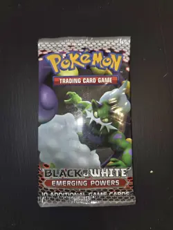 Black & White Emerging Powers Pokemon TCG Booster Pack Sealed Tornadus Pokerev - Image 1