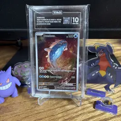 2023 POKEMON SVI EN-SCARLET & VIOLET ILLUSTRATION RARE #207 DONDOZO TAG 10 - Image 1