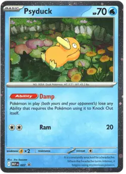 Psyduck 007 Promo Mega Evolutions Pokemon NM/M - Image 1